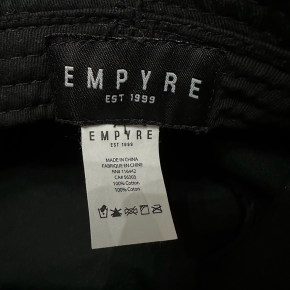 Empyre Always 2 Bucket Hat Embroidered Koi Fish in Black One Size - Picture 9 of 13